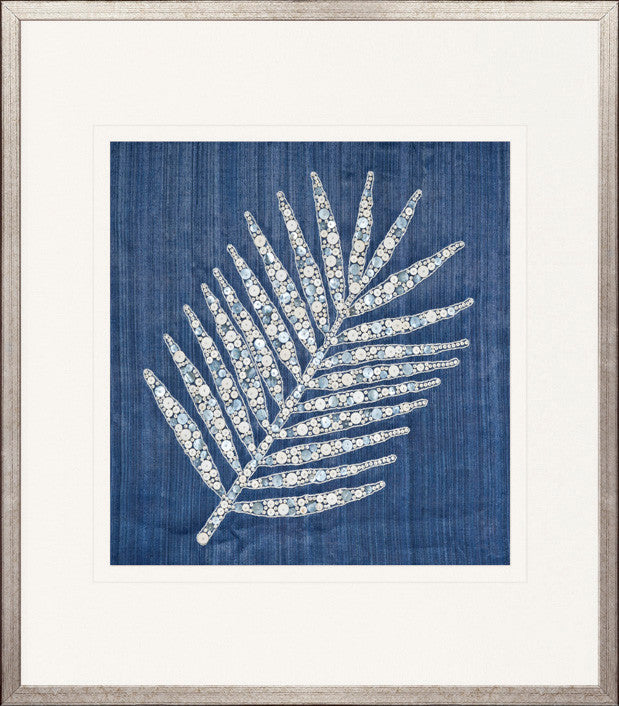 Leaf Motif X (Navy)