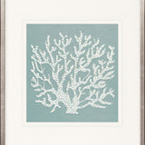 Coral Motif IV (Pale Blue)