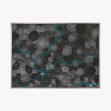Ancestral Waters VIII (Canvas) Large (903mm W x 1109mm H)