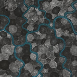 Ancestral Waters IX (Canvas) Large (860mm W x 860mm H)
