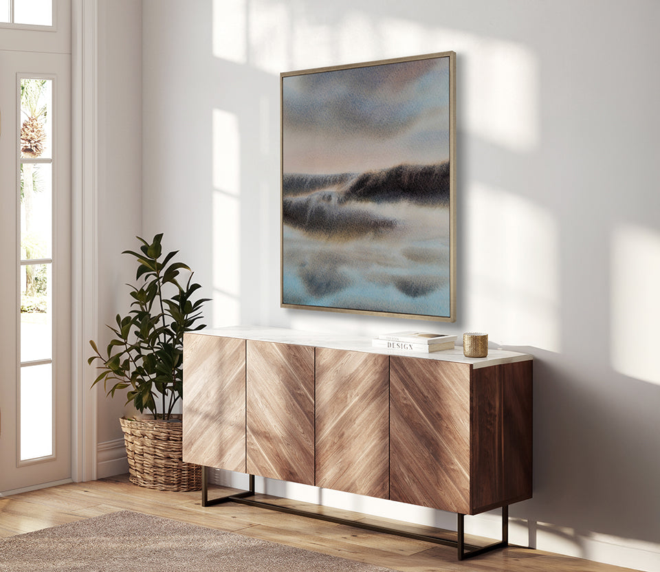 Soft Waves V (Canvas)