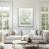 Charleston Foliage II Small (465mm W x 560mm H) / Standard Clear Glass
