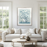 Charleston Foliage III Small (465mm W x 560mm H) / Standard Clear Glass