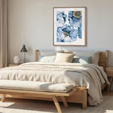 Cortona Floral I Small (465mm W x 560mm H) / Standard Clear Glass