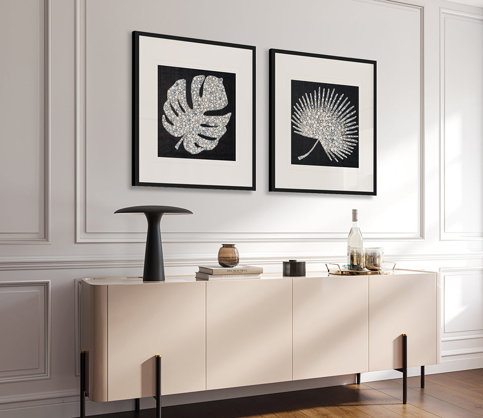 Leaf Motif III (Black)