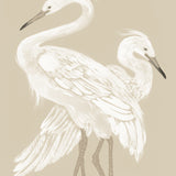 Deux Herons I Small (465mm W x 560mm H) / Standard Clear Glass