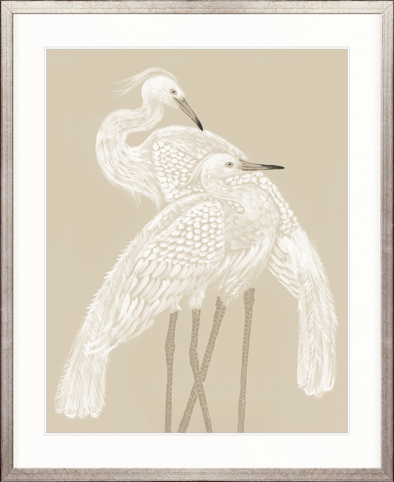 Deux Herons III