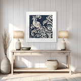 Divine Batik VI Small (550mm W x 550mm H) / Standard Clear Glass