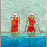 The Divers II (Canvas) Large (903mm W x 1109mm H)