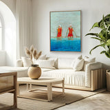 The Divers II (Canvas) Large (903mm W x 1109mm H)