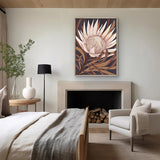 Ember Floral I (Canvas) Large (903mm W x 1109mm H)