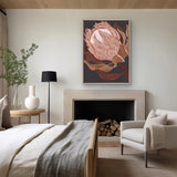 Ember Floral II (Canvas) Large (903mm W x 1109mm H)