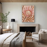 Ember Floral IV (Canvas) Large (903mm W x 1109mm H)