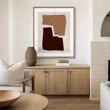 Fragments Abstract I Small (465mm W x 560mm H) / Standard Clear Glass
