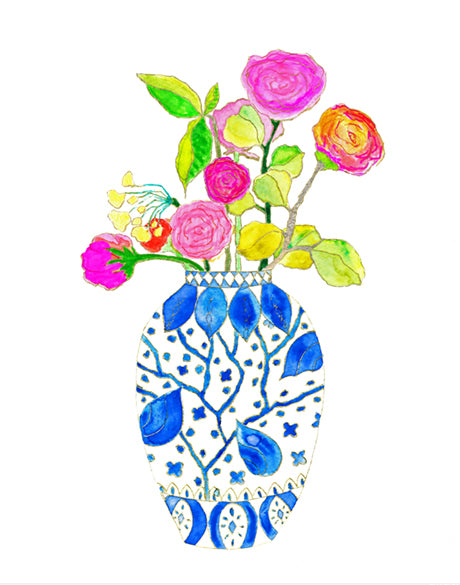 Charlbury Floral I (Canvas)