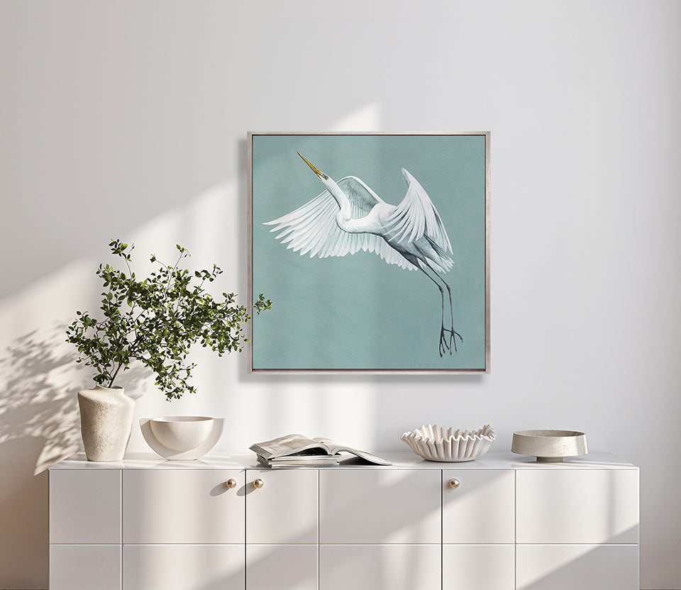 Majestic Egret X (Canvas)
