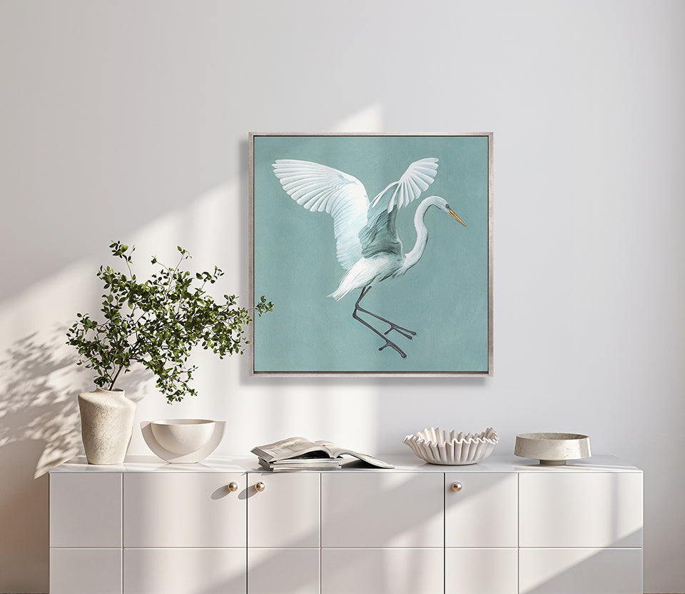 Majestic Egret XI (Canvas)