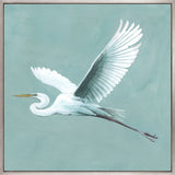 Majestic Egret XII (Canvas) Large (860mm W x 860mm H)