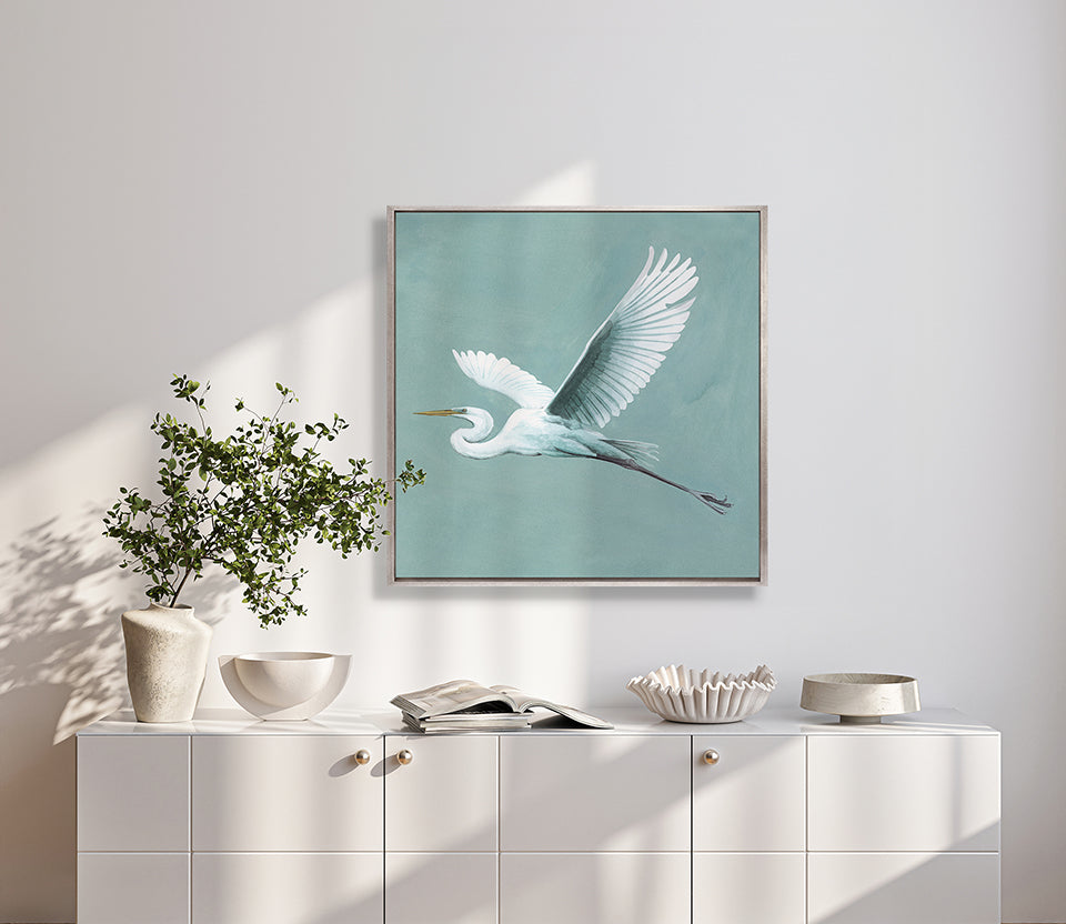 Majestic Egret XII (Canvas)