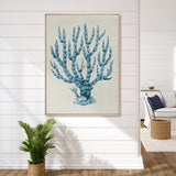 Coral Splendour (Pale Blue) XV (Canvas)