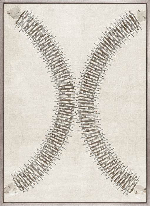 Sculptural Luxe Print IX (Canvas)