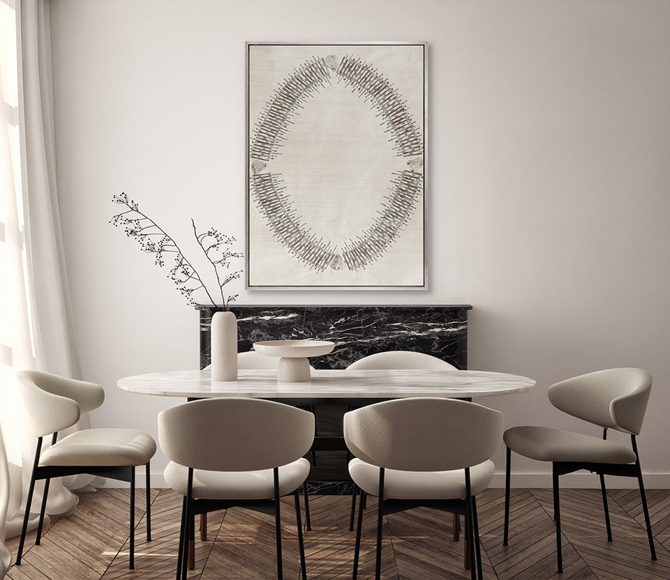 Sculptural Luxe Print X (Canvas)