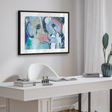Obscura Abstract IV Small (465mm W x 560mm H) / Standard Clear Glass