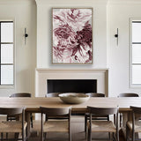 Pivoine V (Canvas) Large (903mm W x 1109mm H)