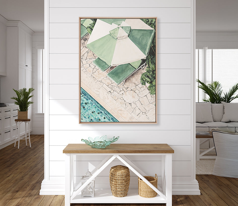 Poolside Bliss III (Canvas)