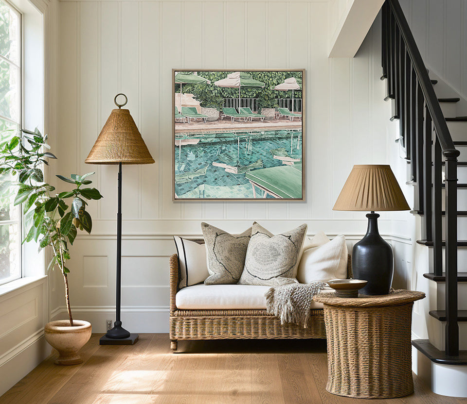 Poolside Bliss VI (Canvas)
