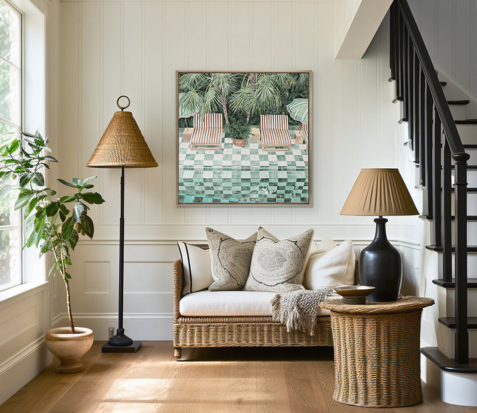 Poolside Bliss VII (Canvas)