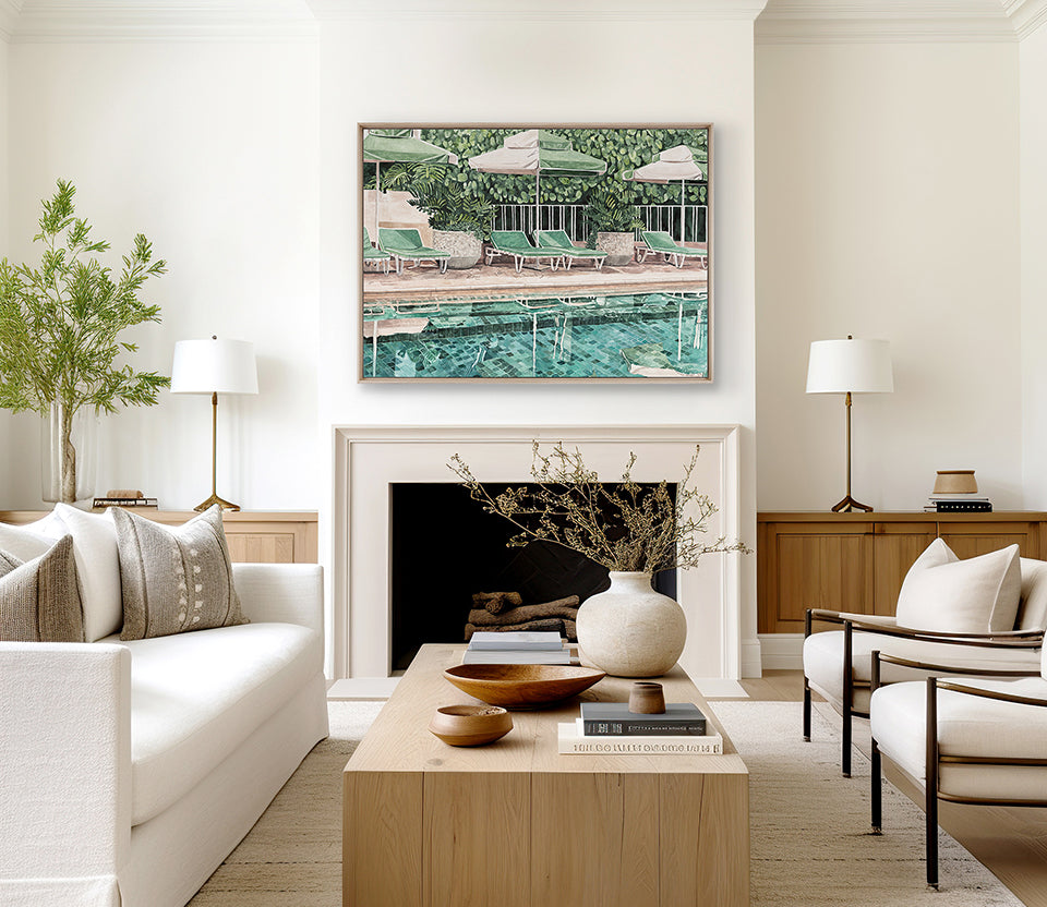 Poolside Bliss IX (Canvas)