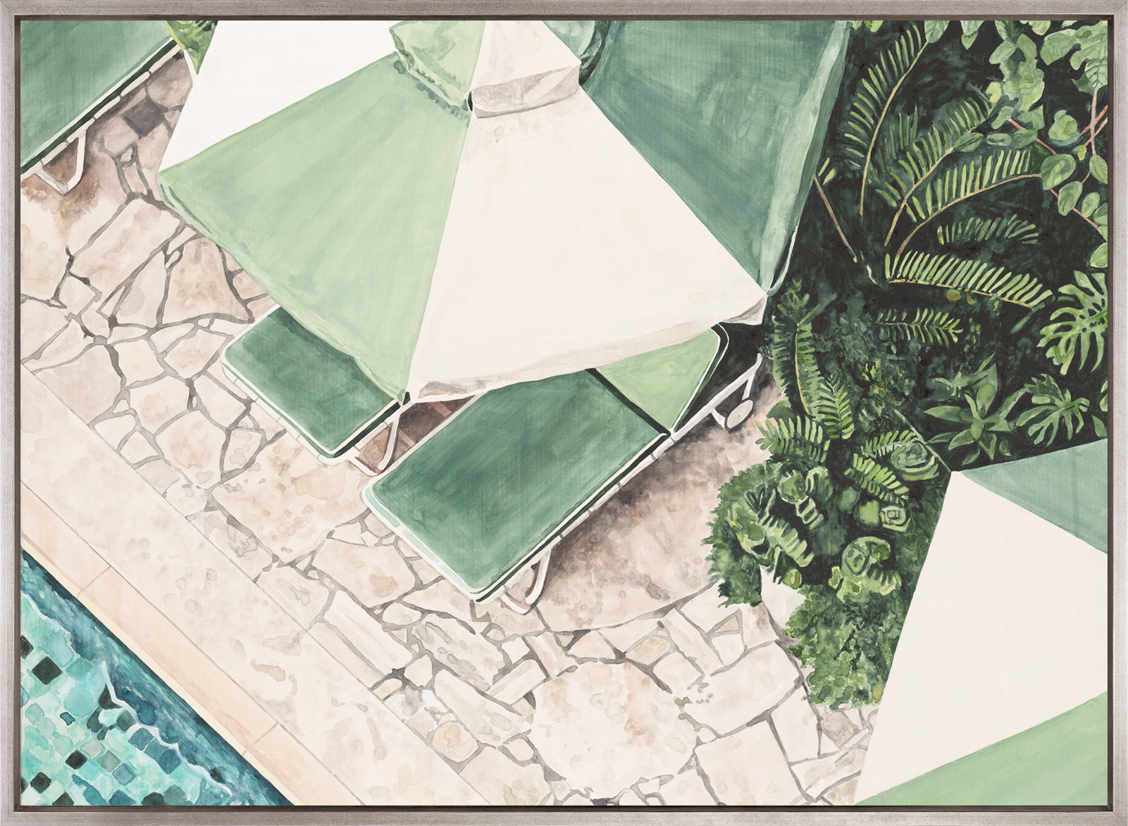Poolside Bliss X (Canvas)