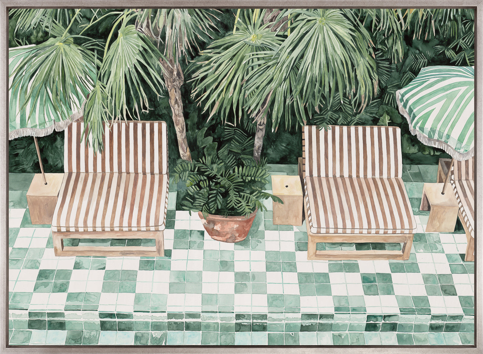 Poolside Bliss XI (Canvas)