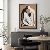Amoureux Silhouette II (Canvas)