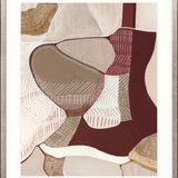 Thara Abstract II Small (465mm W x 560mm H) / Standard Clear Glass