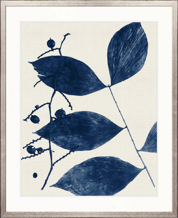 Delicate Frond II (Indigo)