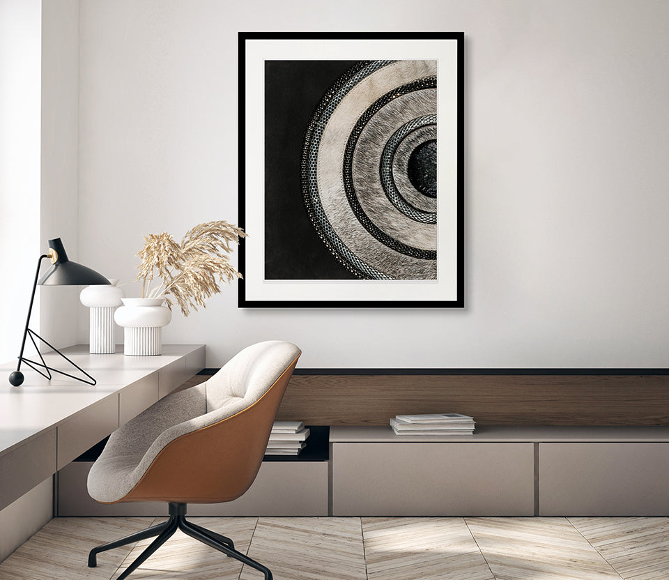 Concentric Circle Print I