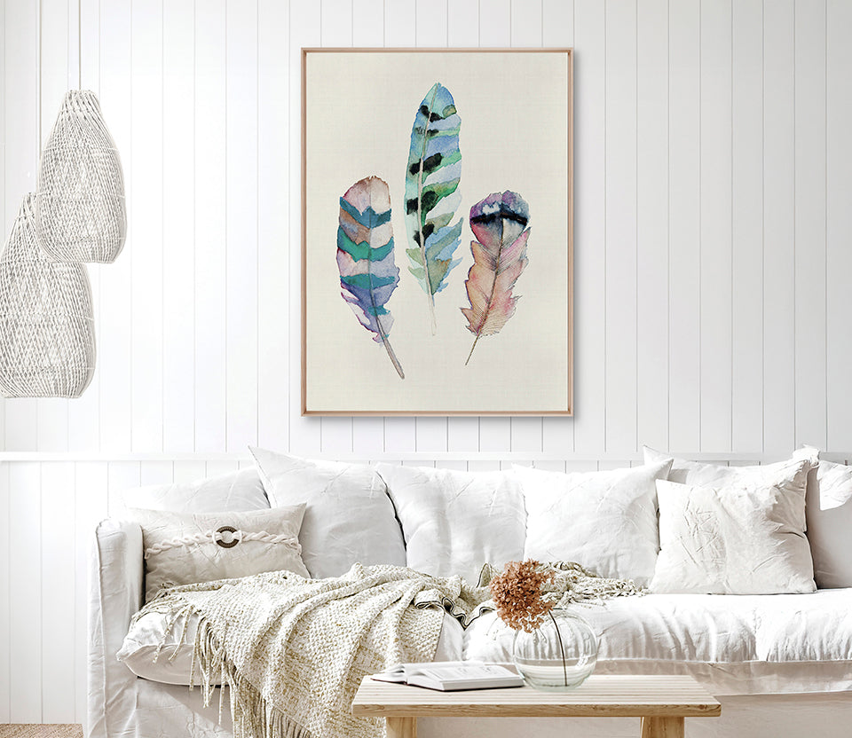 Feather Delight V (Canvas)