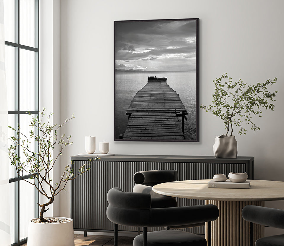 Old Wooden Jetty (Canvas)