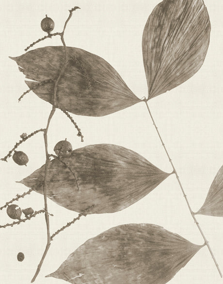 Delicate Frond VIII (Taupe)