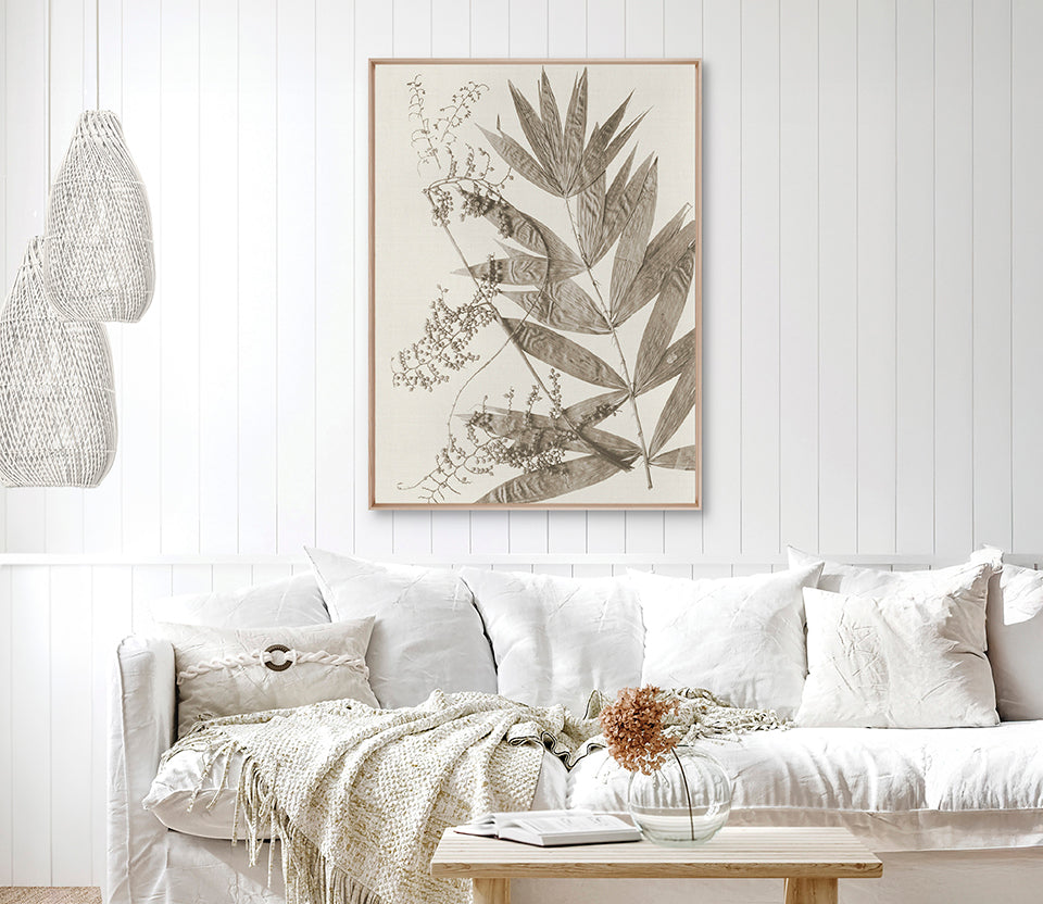 Delicate Frond XII (Taupe) (Canvas)