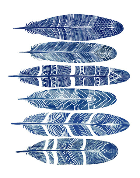 California Feather V (Canvas)