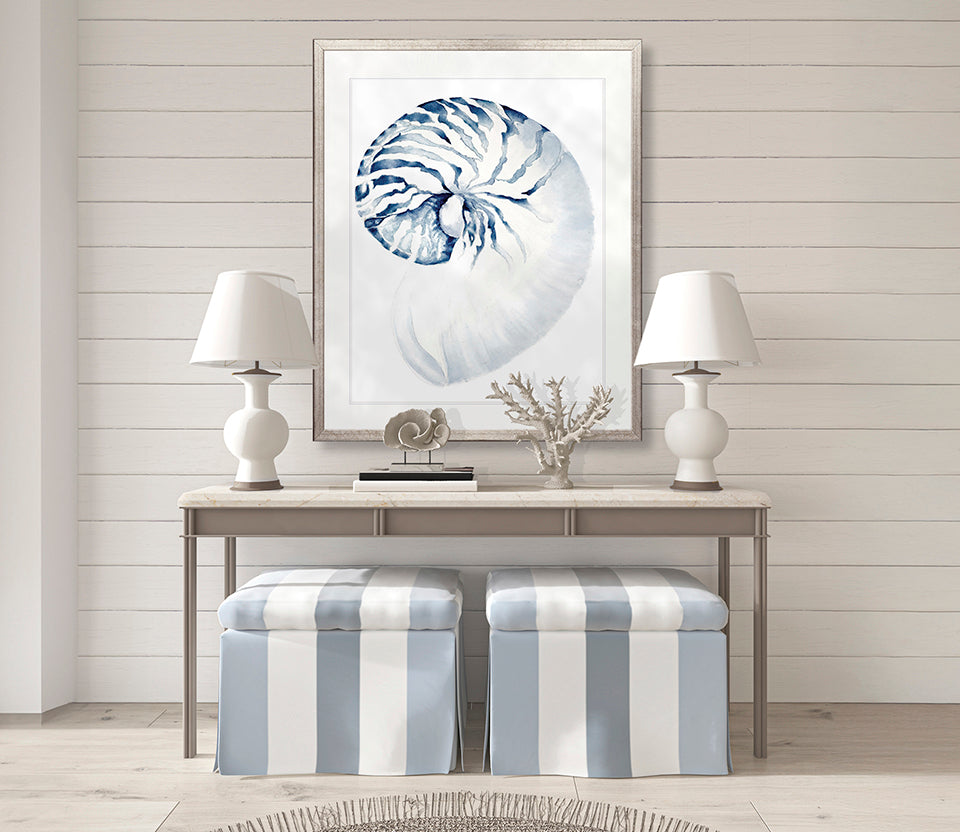 Exquisite Shell II (Indigo)