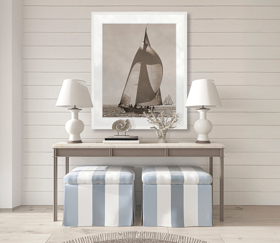 Nautical V (Sepia)
