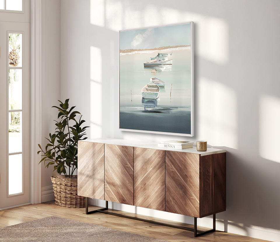 Serene Boats I (Canvas)