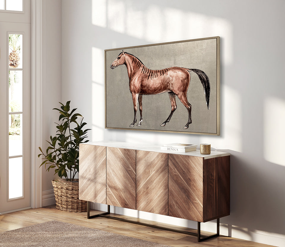 Elise Horses II (Canvas)