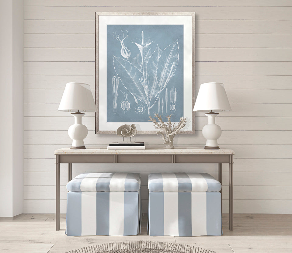 Botanical Study (Pale Blue) VI