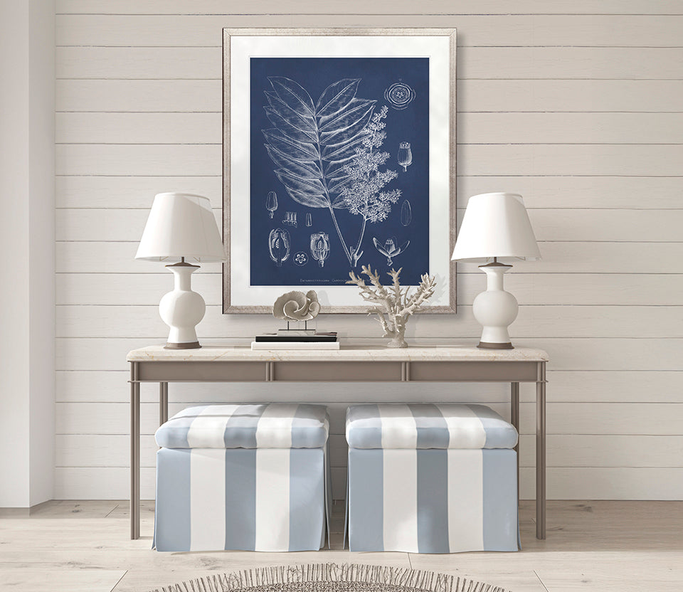 Botanical Study (Indigo) VII