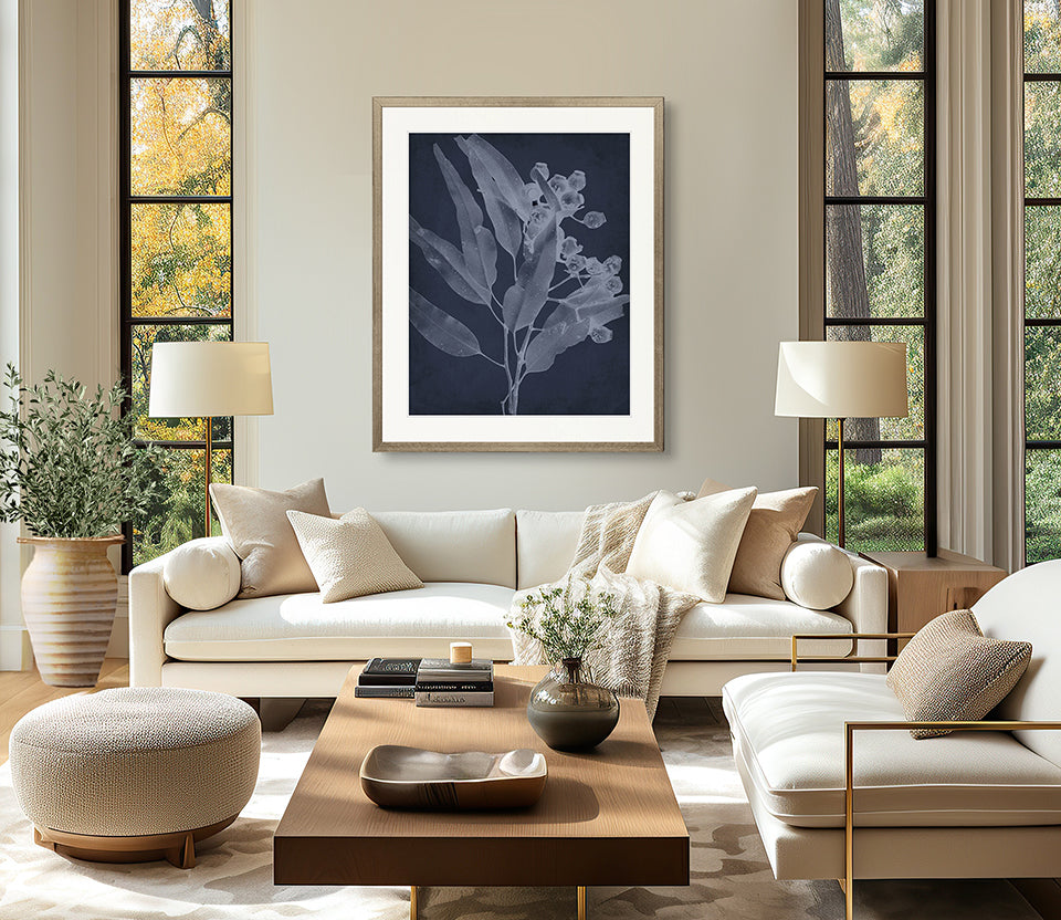 Foliage Splendour (Indigo) I